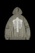 BEASTER Embroidery Pattern Knitted Cardigan Jacket
